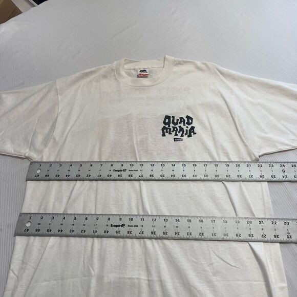 Quad Mania VTG Party Monitor 1988 Single Stitch 1988 T-Shirt Size XL - Picture 6 of 8